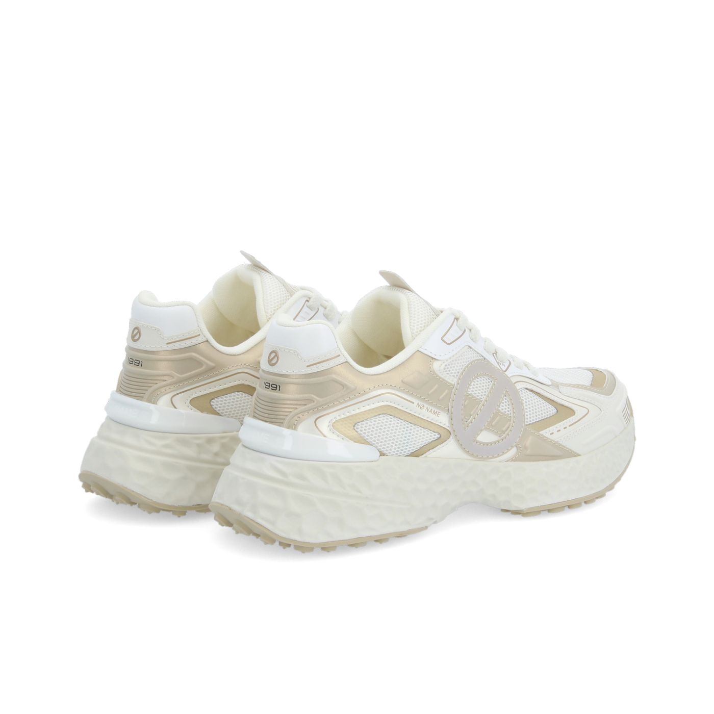 CARTER 2.0 TECH M - MESH/STAMP/SOFT - OFF WHITE/GOLD
